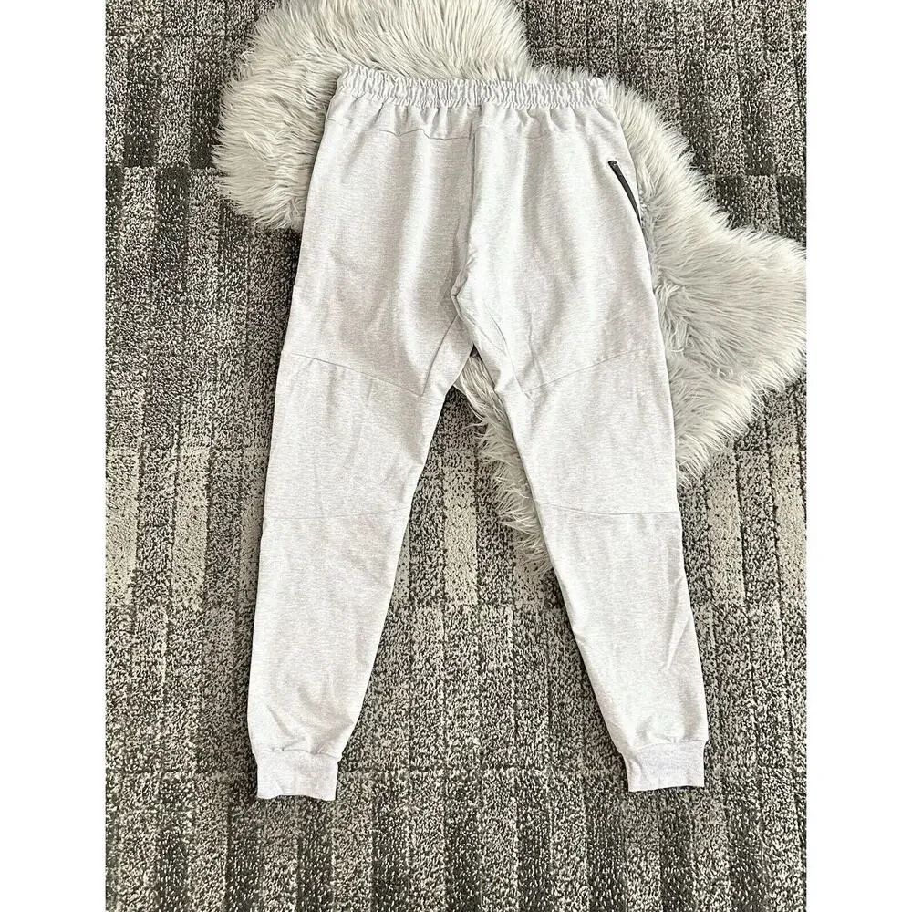 Men's Grey‎ Fashion Joggers Size XL- Drawstring -Running- Activewear